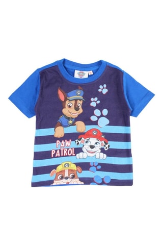 Camiseta y short La Patrulla Canina - Azul - Blanco y azul