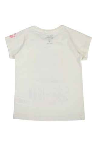 Camiseta Barbie - Blanco, azul, amarillo y rosa