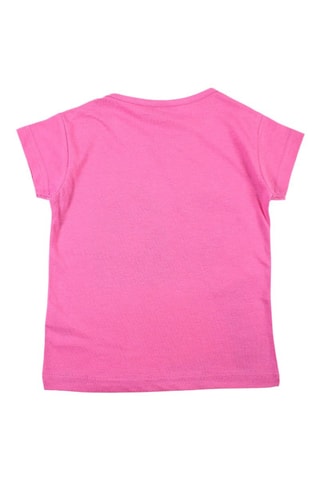 Camiseta Barbie - Azul, amarillo, marrón y rosa