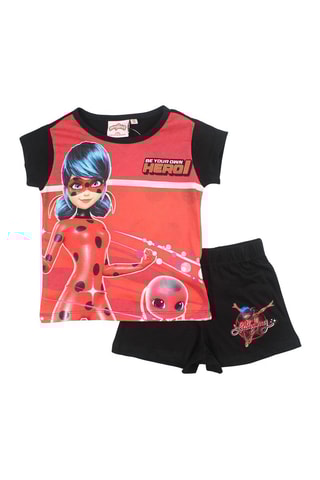 Conjunto de 2 prendas Ladybug Disney - Rojo y negro - Negro y rojo