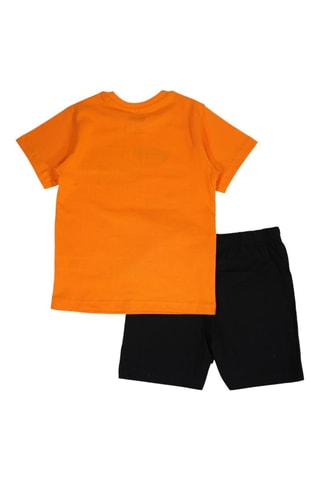 Camiseta y short Naruto Uzumaki - Naranja y negro - Negro, amarillo, marrón y naranja