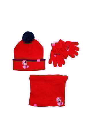 Conjunto de 3 piezas polares Minnie Disney - Rojo