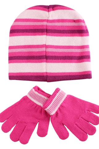 Gorro y guantes La casa de muñecas de Gabby  - Rosa