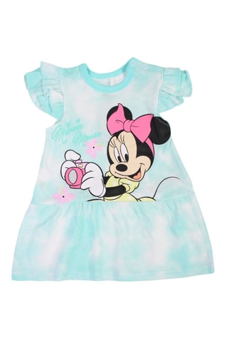 Vestido y short Mickey Disney - Turquesa - Blanco, azul, amarillo y rosa