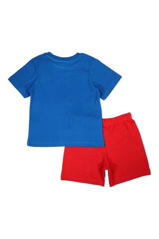 Camiseta y short Mickey Disney - Azul rey y rojo - Blanco, rojo, azul y amarillo