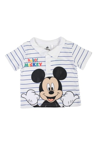 Polo y short Mickey Disney - Azul marino - Blanco, rojo, azul y verde