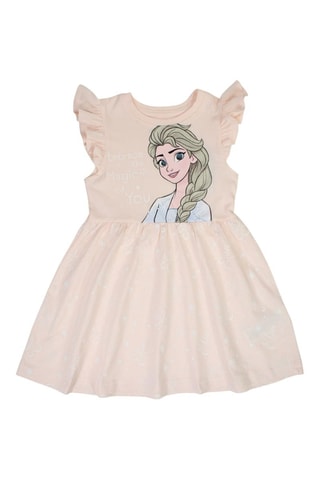 Short Elsa Frozen Disney - Rosa - Negro, azul, rosa y gris