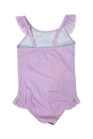 Bañador Anna y Elsa Frozen Disney - Violeta - Azul, amarillo, naranja y violeta