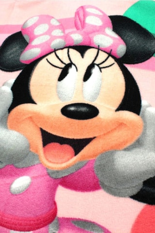 Poncho con capucha Minnie Disney  - Rosa