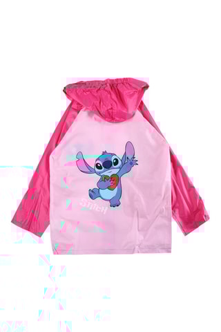 Impermeable con capucha Stitch Lilo y Stitch Disney - Rosa