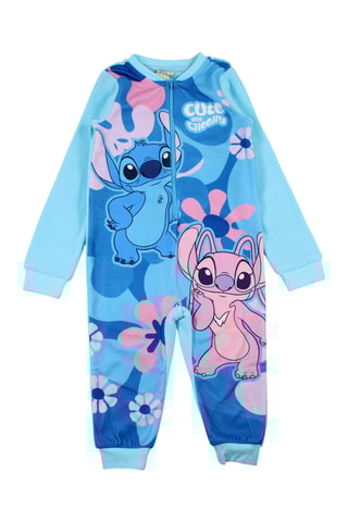 Mono polar Angel y Stitch Lilo y Stitch Disney  - Azul