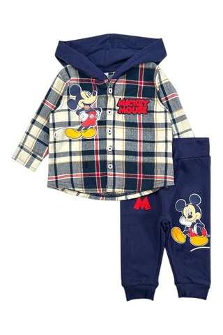 Chaqueta con capucha y pantalón de chándal Mickey Disney  - Azul marino