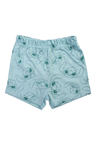 Camiseta y short Stitch Lilo y Stitch Disney - Verde y blanco - Blanco, negro, verde y rosa