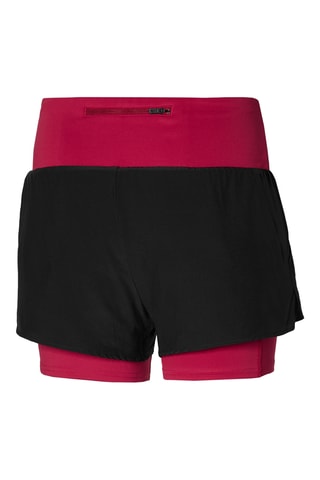 Short de running de tiro alto - Fucsia y negro