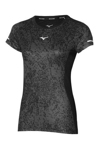 Camiseta de running - Negro y gris oscuro