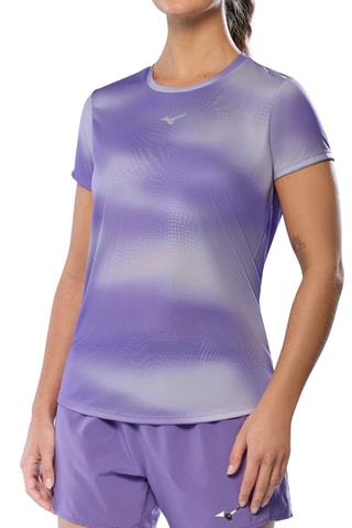 Camiseta de running dip-dye - Malva