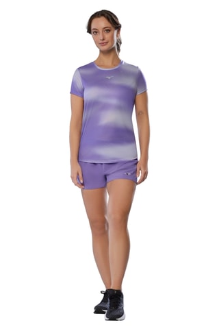 Camiseta de running dip-dye - Malva