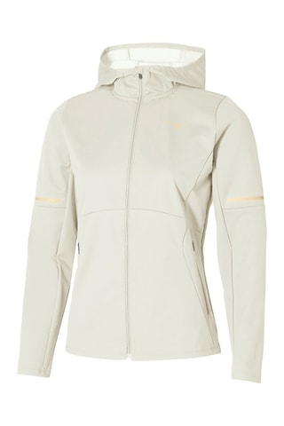 Chaqueta de running con capucha - Crudo