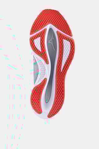 Tenis con plataforma - Blanco y celeste