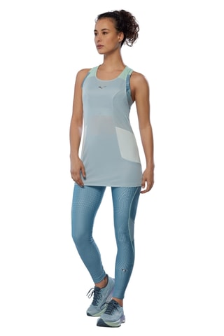 Camiseta de tirantes de running - Celeste