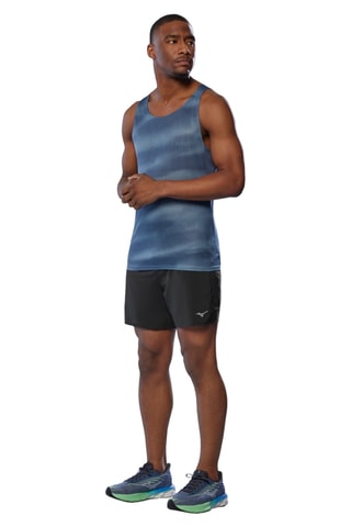 Camiseta de tirantes de running tie-dye - Gris oscuro