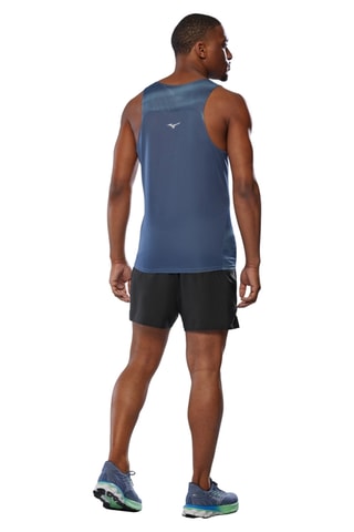 Camiseta de tirantes de running tie-dye - Gris oscuro