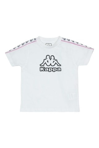 T-shirt en Short  - Wit, zwart en roze