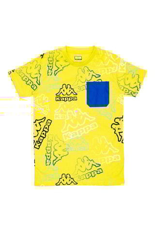 Camiseta - Blanco, azul y amarillo