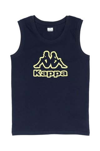 Camiseta de tirantes  - Azul y amarillo