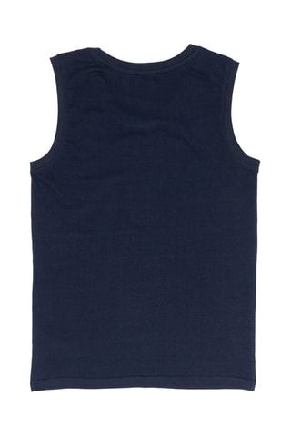 Camiseta de tirantes  - Azul y amarillo