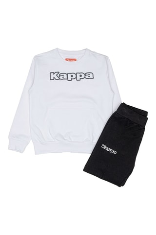 Sweat e calças - Branco e preto