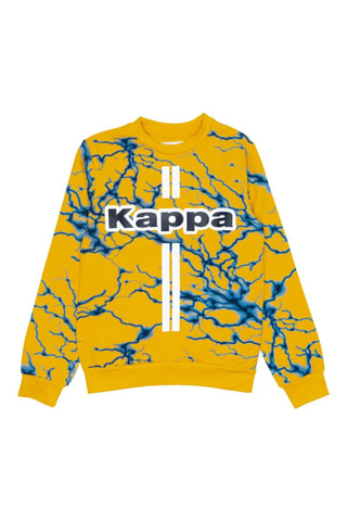 Conjunto sweat e calças de treino - Azul e amarelo