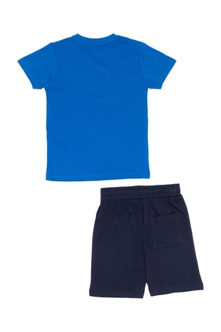 T-shirts e calções - Branco, preto e azul