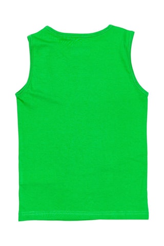 Camisola de alças e calções - Branco e verde