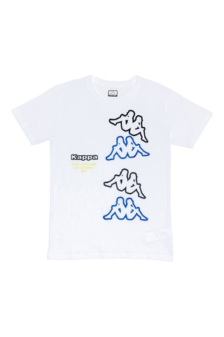 Camiseta - Blanco, negro y amarillo