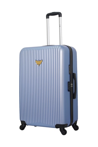 Maleta grande Trolley Agata - Celeste - 75 cm - Azul