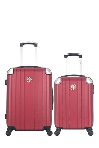 Maleta de cabina low cost y maleta mediana Amelie (XS/M) - 50/60 cm - Violeta