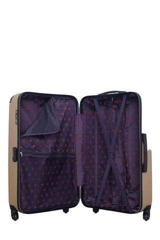 Maleta grande y vanity Hambourg - 75/23 cm - Beige