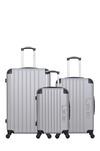 Juego de 3 maletas Hambourg (S/M/L) - 55/65/75 cm - Gris