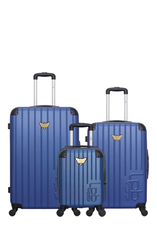 Juego de 3 maletas Marianne - 46/65/75 cm - Azul