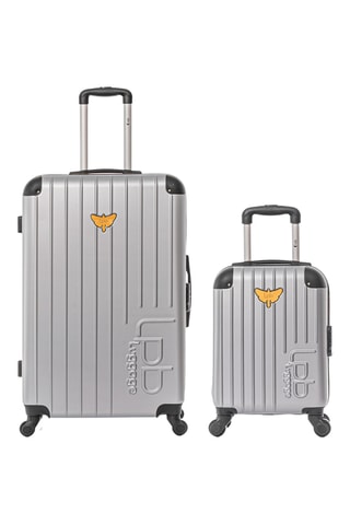 Maleta  XXS y maleta grande Marianne (XXS/L) - 46/75 cm - Gris