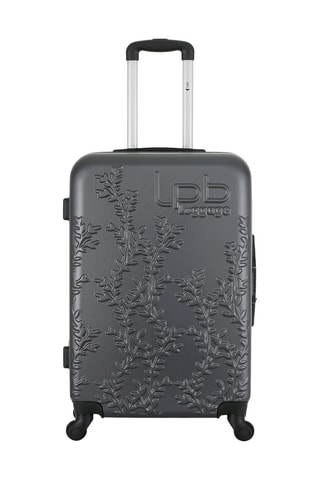 Maleta XXS y maleta mediana Nais - 46/65 cm - Gris oscuro