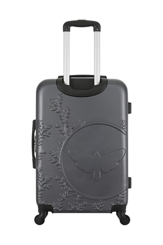 Maleta XXS y maleta mediana Nais - 46/65 cm - Gris oscuro