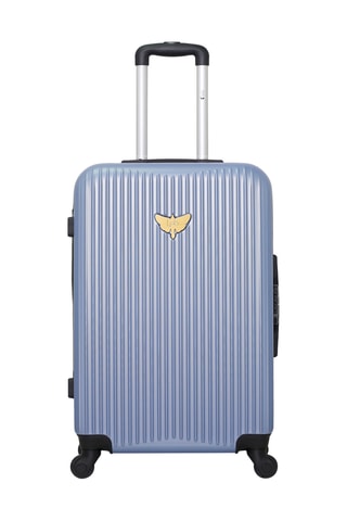 Maleta XXS y maleta mediana Agata - 46/65 cm - Azul