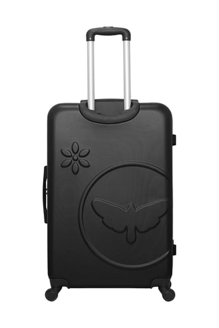 Juego de 2 maletas y vanity Eleonor - 75/65/30 cm - Negro