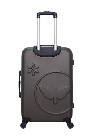 Maleta de cabina y maleta mediana Eleonor - 55/65 cm - Gris oscuro