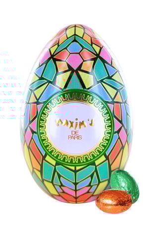 Œuf de Pâques 2025 en métal - 
12 chocolats