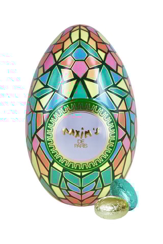 Œuf de Pâques 2025 en métal - 
12 chocolats