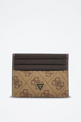 Leren Pasjeshouder Milano - Bruin en beige