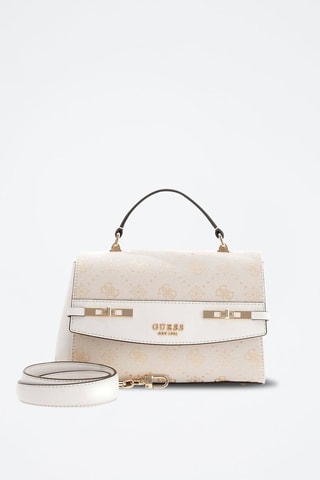 Handtas Melinda - Wit en beige
